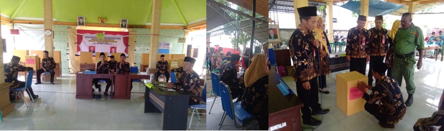 PEMUNGUTAN DAN PENGHITUNGAN SUARA PEMILIHAN KEPALA DESA BUNTALAN